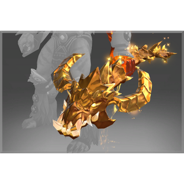 Autographed Golden Draca Maw